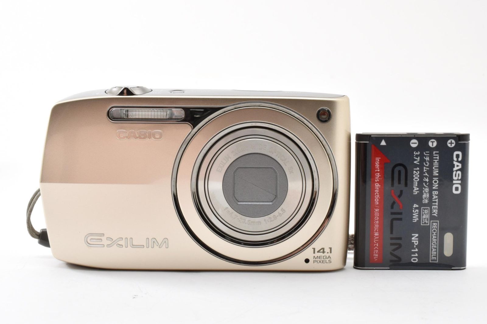 実用光学美品 CASIO カシオ EXILIM EX-Z2300 ゴールド コンパクトデジタルカメラ #4404