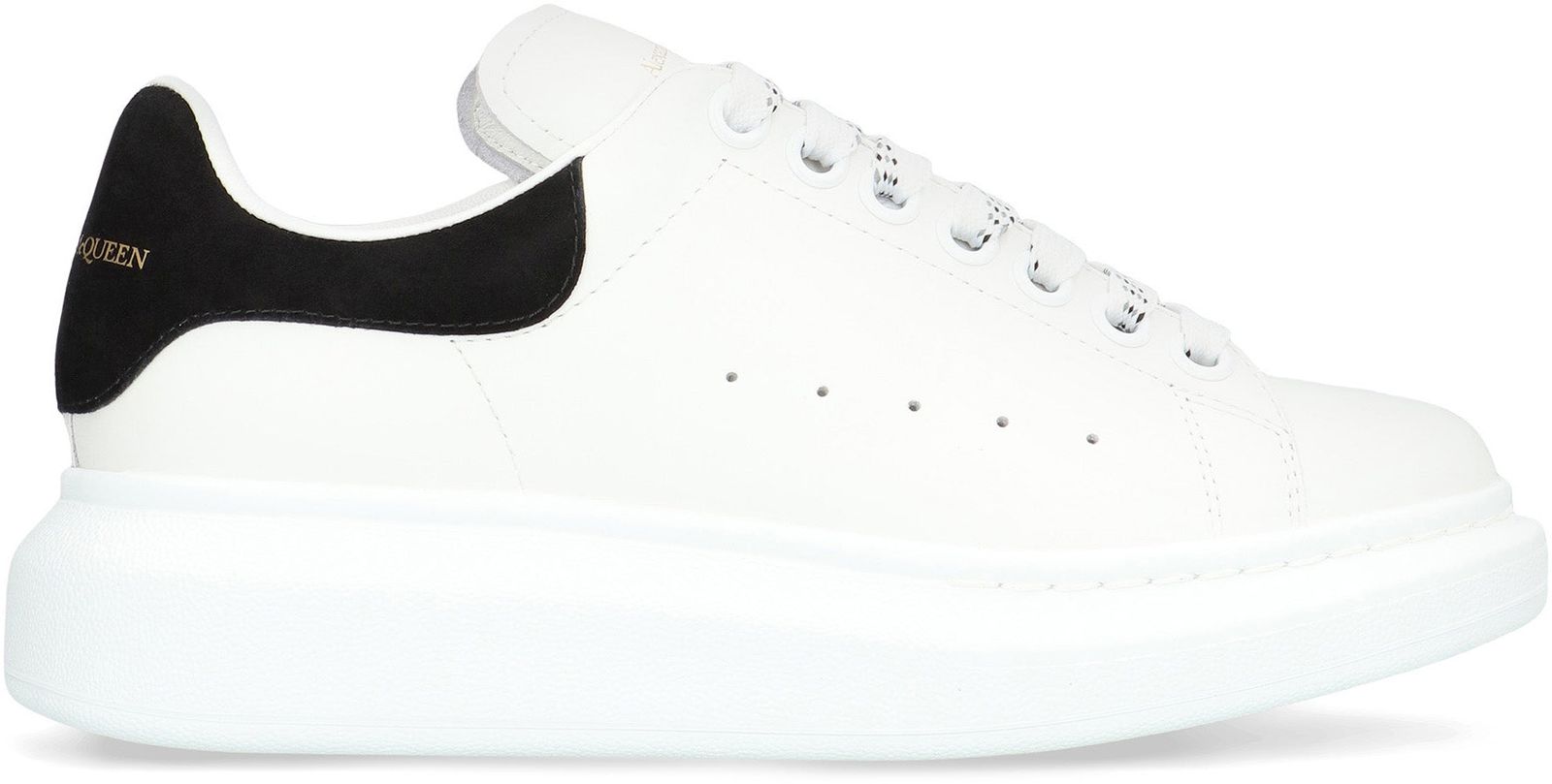 【新品・最安値】McQueen Leather chunky sneakers 正規品 スニーカー