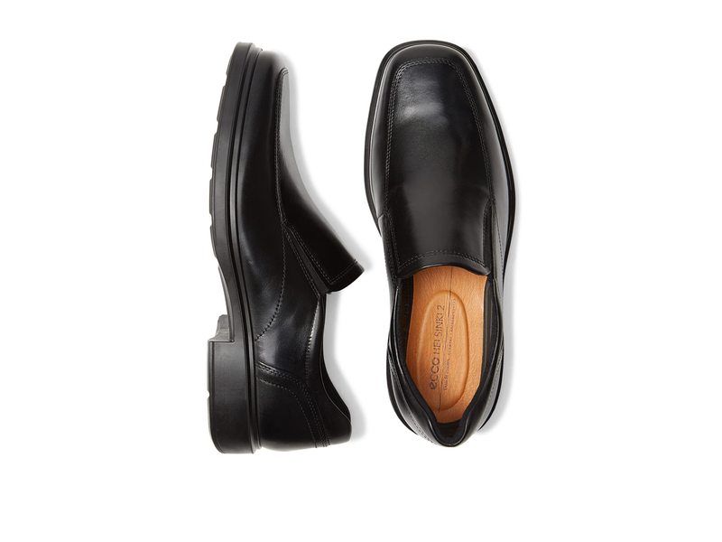 エコー メンズ シューズ スリッポン・ローファー ECCO Helsinki 20 Apron Toe SlipOn Black ブラック