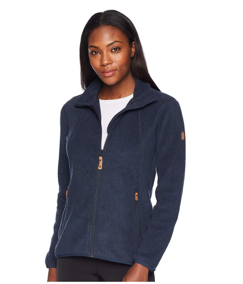 フェールラーベン レディース アウター コート フリース Fjallraven Stina Fleece Dark Navy ネイビー