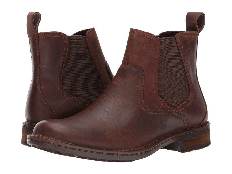 ボーン メンズ シューズ ブーツ・レインブーツ Born Hemlock Brown Full Grai ブラウン