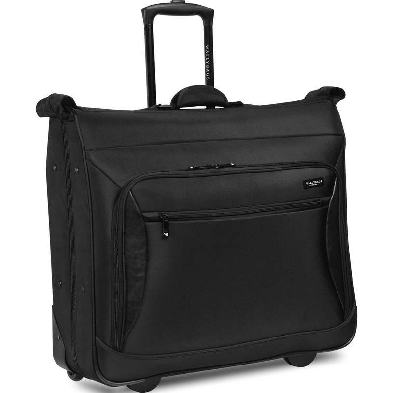 ウォーリーバッグ メンズ バッグ スーツケース Wally Bags 45inch Premium Rolling Garment Bag with Multiple Pockets Black ブラ