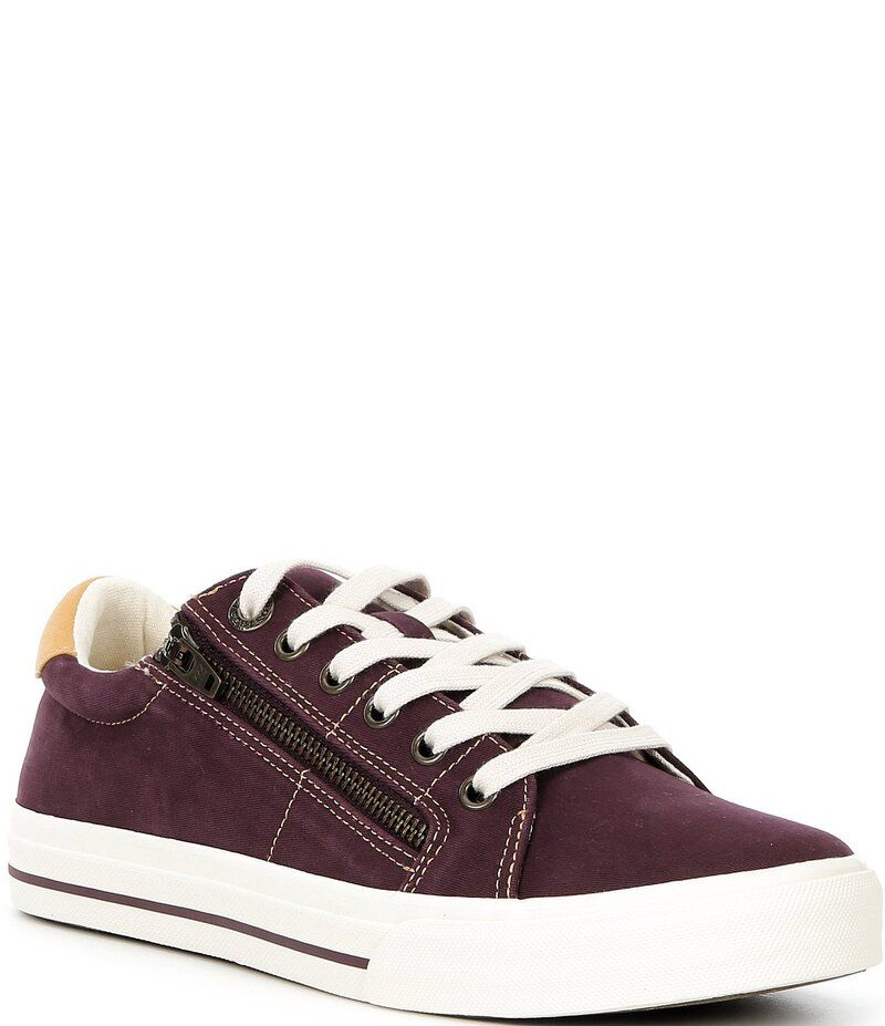 タオスフットウェア レディース シューズ スニーカー Taos Footwear ZSoul Canvas Zip Detail Sneakers PlumMaize プラム 27,170円