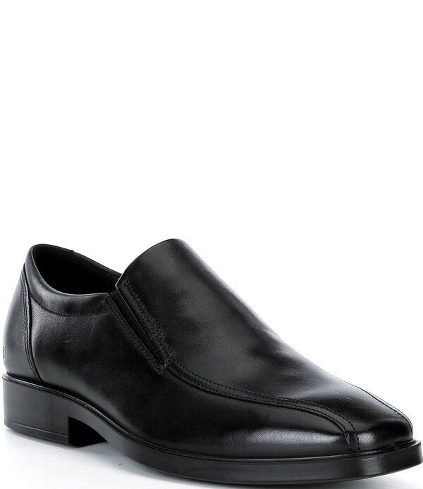 エコー メンズ シューズ スリッポン・ローファー レザー ECCO Mens Metropole Milan Leather Bike Toe Loafers Black ブラック 40,170円