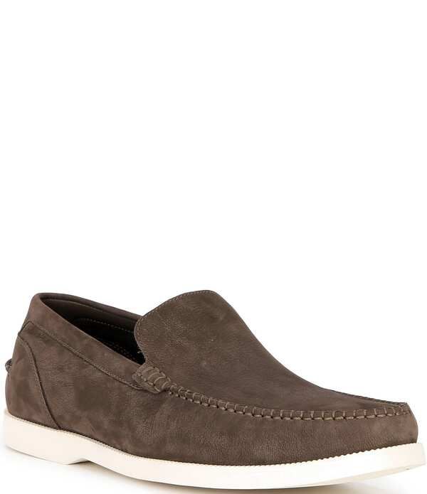 コールハーン メンズ シューズ スリッポン・ローファー Cole Haan Mens American Classic Hamptonubuck Loafers TruffleIvory アイボリー