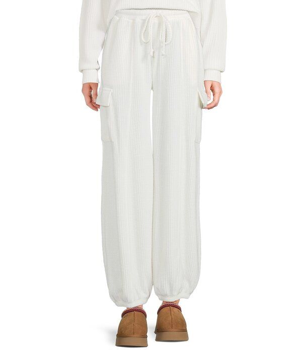 チェルシーアンドバイオレット レディース ボトムス カジュアルパンツ ワイドレッグ CV Chelsea Violet Waffle Wide Leg Coordinating Pants True