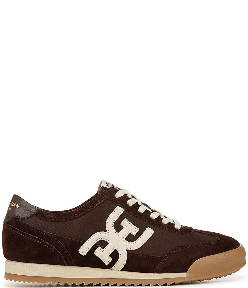 サムエデルマン レディース ボトムス カジュアルパンツ スニーカー スエード レース ロゴ Sam Edelman Ivey Fabric and Suede DoubleE Logo Lace Up 26,492円