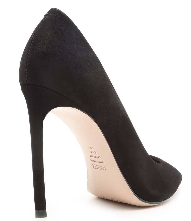 シュッツ レディース シューズ ヒール スエード Schutz Lou Suede Dress Pumps Black ブラック