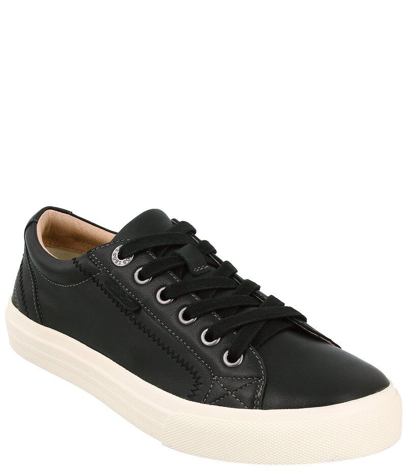 タオスフットウェア レディース シューズ スニーカー プラットフォーム レザー Taos Footwear Plim Soul Lux Leather Platform Sneakers Black