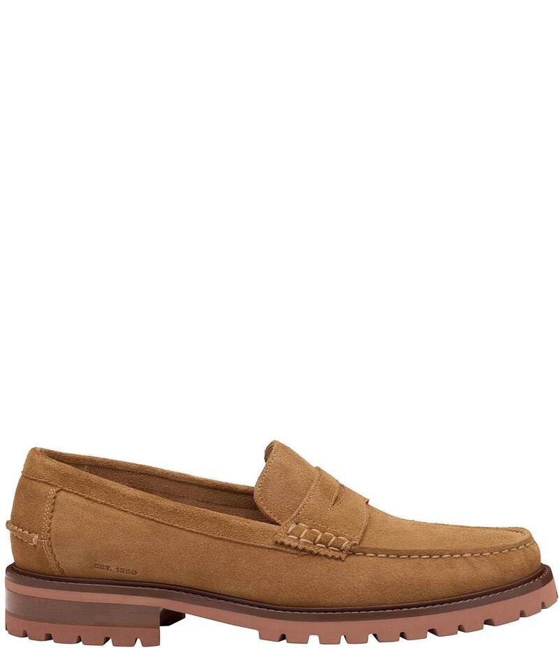 ジョンストンアンドマーフィー メンズ シューズ スリッポン・ローファー スエード ローファー Johnston Murphy Mens Collier Suede Penny Loafers Snuf
