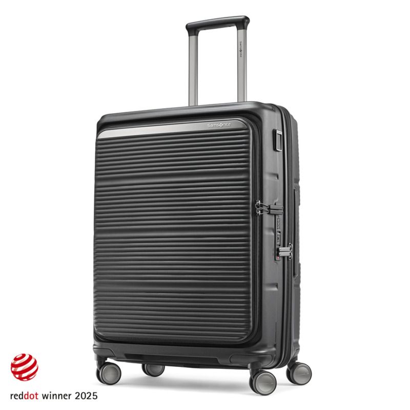サムソナイト メンズ バッグ スーツケース Samsonite Paralux Medium Spinner Black ブラック
