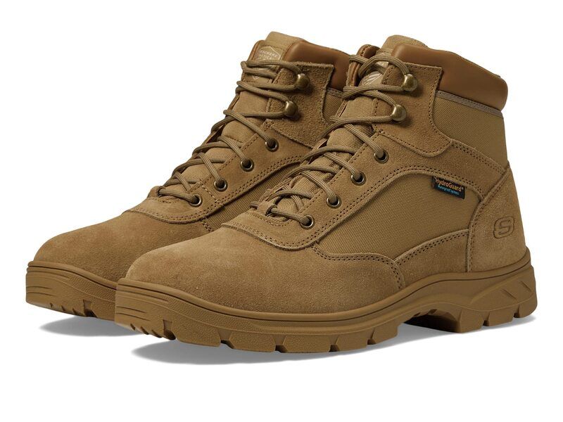 スケッチャーズ メンズ シューズ ブーツ・レインブーツ SKECHERS Work Wascana Millit Camel キャメル