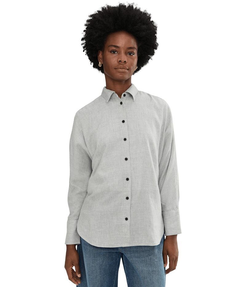 メイドウェル レディース トップス シャツ Madewell Dolman Shirt Grey As Header グレー