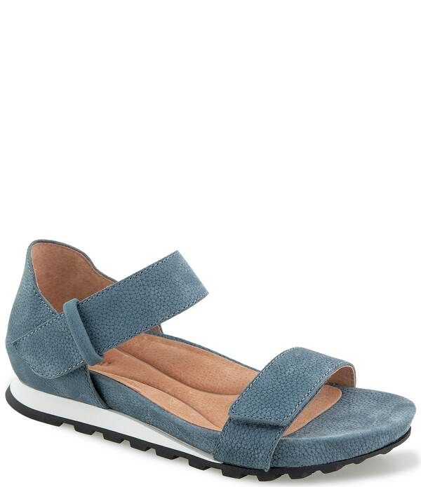 ジャンブー レディース シューズ サンダル スエード Jambu Linda Nubuck Suede Sandals Denim デニム