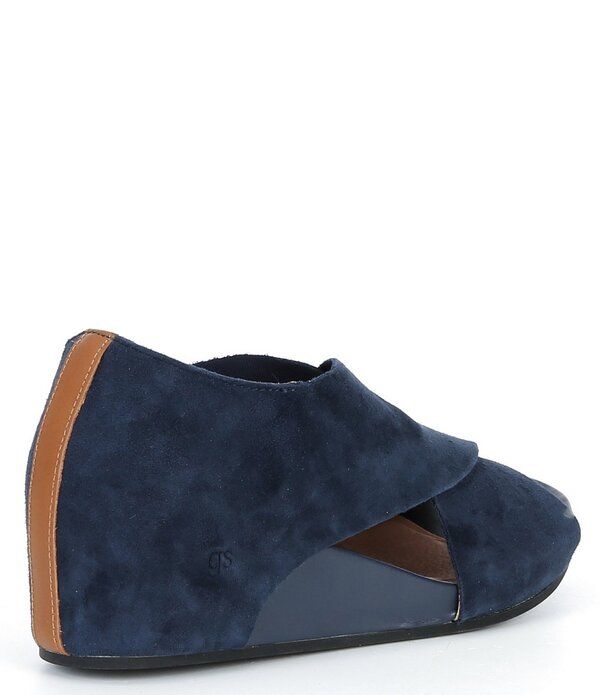 ジェントルソウルズ レディース シューズ サンダル スエード Gentle Souls Gainey Suede Wedge Shooties Navy ネイビー 28,470円