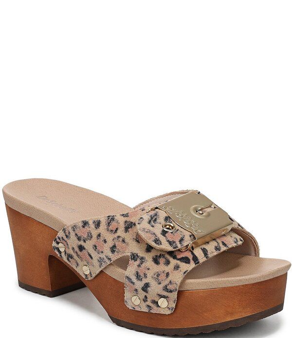 ドクター・ショール レディース シューズ サンダル プラットフォーム プリント レザー Dr Scholls Original Max Too Leopard Print Leather Platfo