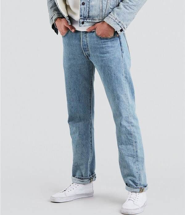 リーバイス メンズ ボトムス デニムパンツ ジーンズ LevisR 501R Original Classic Fit Rigid Jeans Light Stonewash