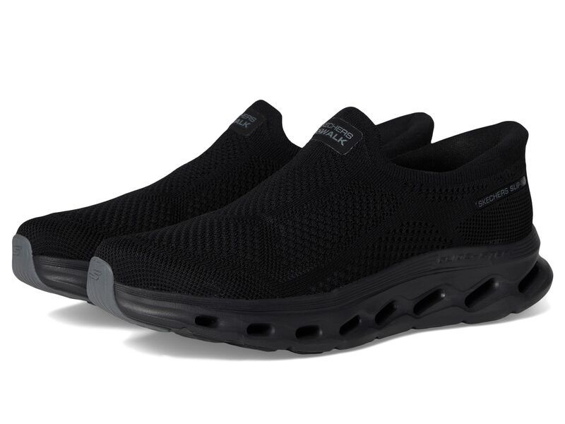 スケッチャーズ メンズ シューズ スニーカー SKECHERS Performance Go Walk Glidestep 20 Caleb Hands Free Slipin Black ブラック