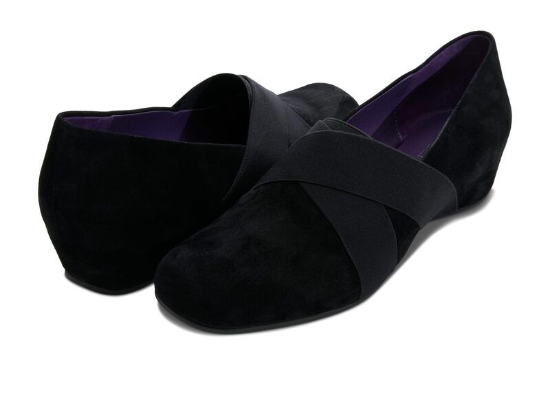 ベネリ レディース シューズ サンダル Vaneli Maiya Black Suede ブラック