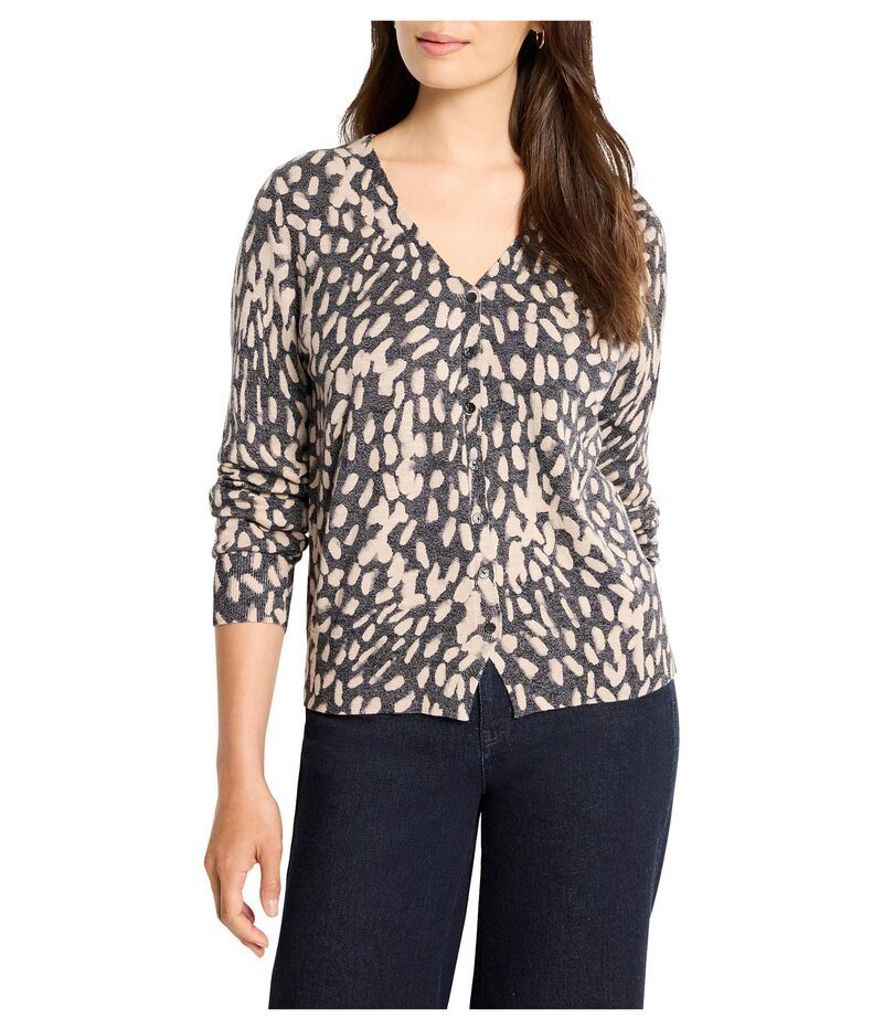 ニックプラスゾーイ レディース アウター ニット・セーター プチ NICZOE Petite Wildot Buttoned Upullover Sweater Neutral Multi マルチカラ