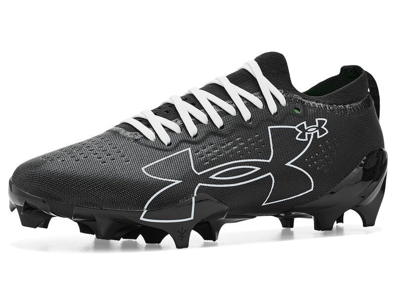 アンダーアーマー メンズ シューズ スニーカー Under Armour Blur Pro Football Cleats BlackBlackWhi ブラック