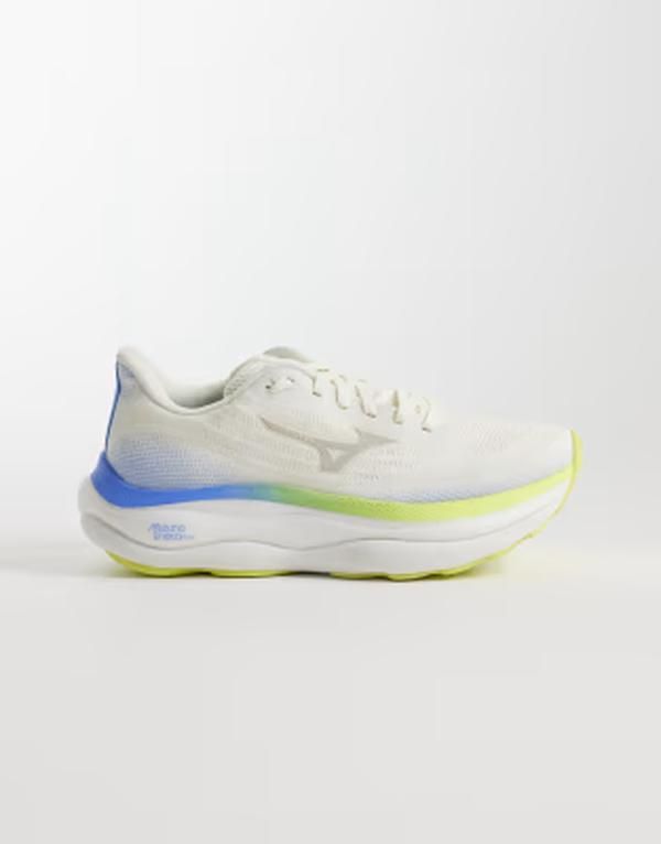 ミズノ レディース シューズ スニーカー Mizuno Wave Sky 9 sneakers and White and Blue ホワイト 51,480円