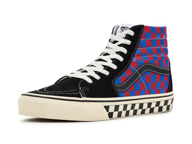 バンズ メンズ シューズ スニーカー Vansk8Hi Checkerboard Si チェック
