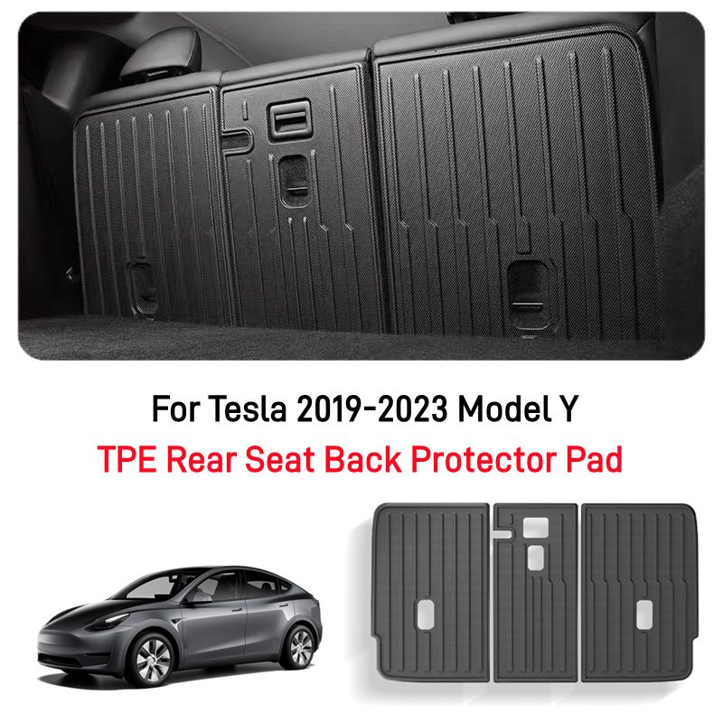 テスラモデル2019-2023 用 リアシートプロテクター 全天候型