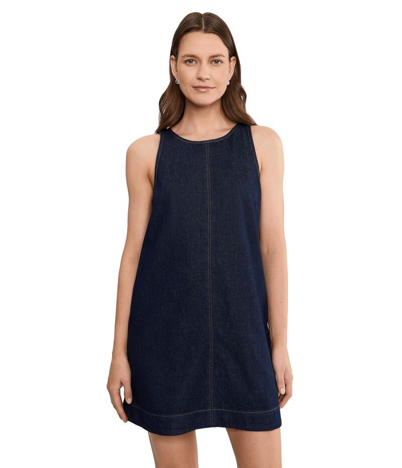 メイドウェル レディース トップス ワンピース ミニ デニム Madewell Denimini Shift Dress Rinse Wash デニム