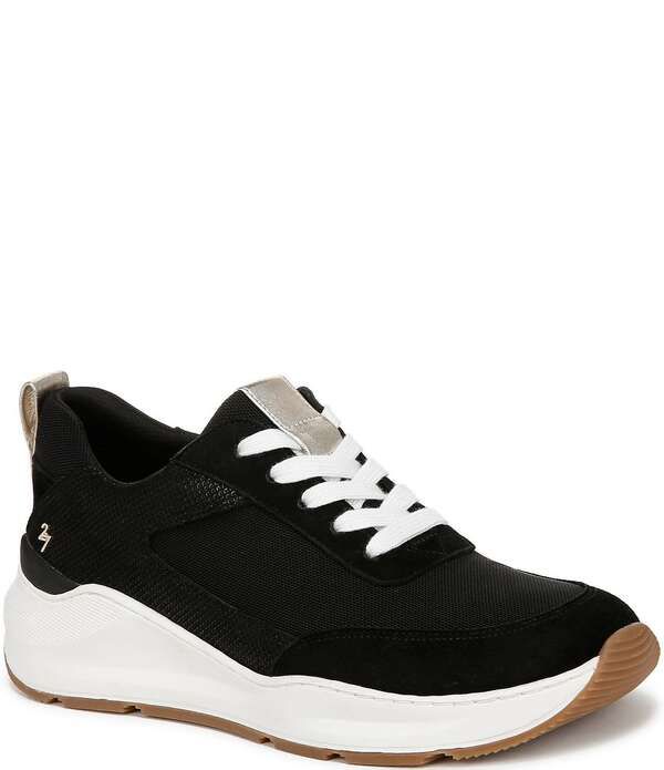 ナチュライザー レディース シューズ スニーカー メッシュ スエード レース Naturalizer 27 EDIT Brooke Mesh and Glossy Suede Lace Up Snea