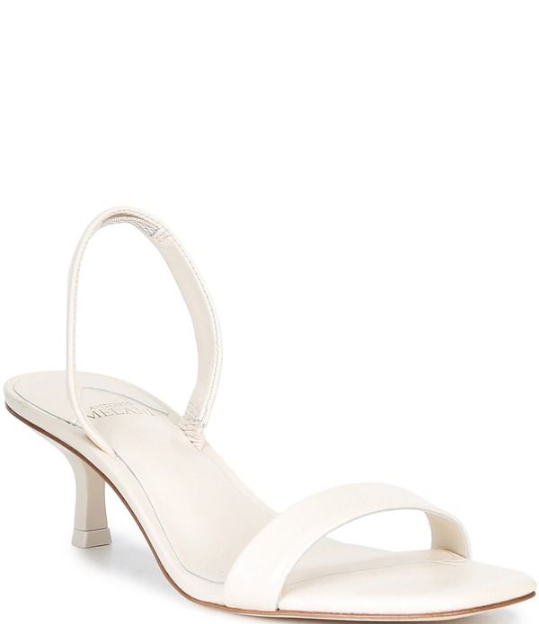 アントニオ メラーニ レディース シューズ サンダル レザー Antonio Melani Bryce Leather Slingback Sandalsweet Cream クリーム