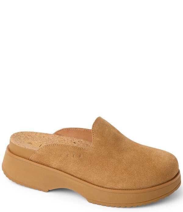 リーフ レディース シューズ サンダル プラットフォーム スエード Reef Womens Vista Skye Suede Platform Clogs Tanzine