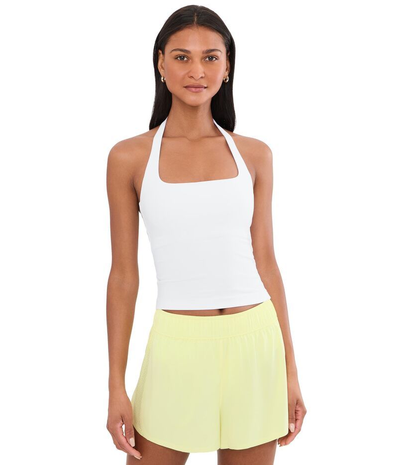 ビヨンドヨガ レディース トップス シャツ ホルター Beyond Yoga Spacedye Midway Square Halter Cloud White ホワイト