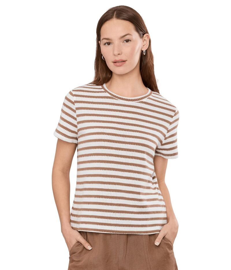 サンクチュアリー レディース トップス シャツ Sanctuary Perfectextu red Tee Valle Stripe ストライプ