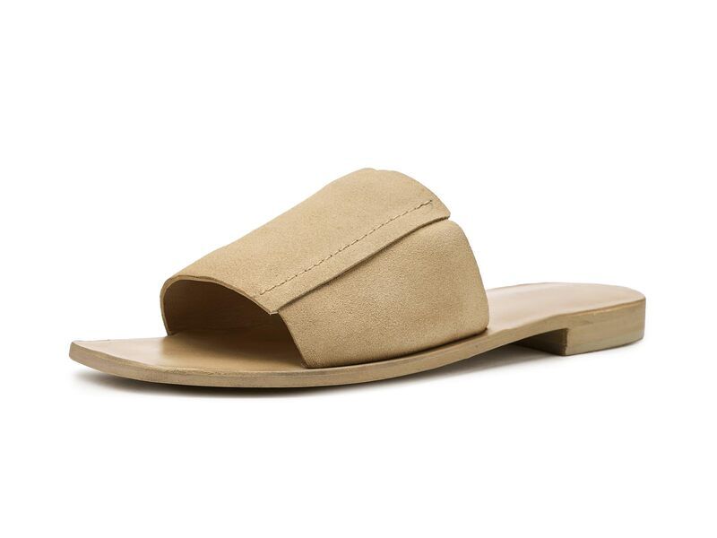 フリーピープル レディース シューズ サンダル Free People Verona Slides Oiled Silt Suede
