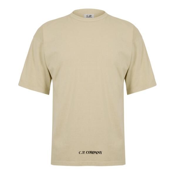 シーピーカンパニー メンズ トップス Tシャツ ロゴ CP Company CP Back Logo TSn61 Frozen Dew 114
