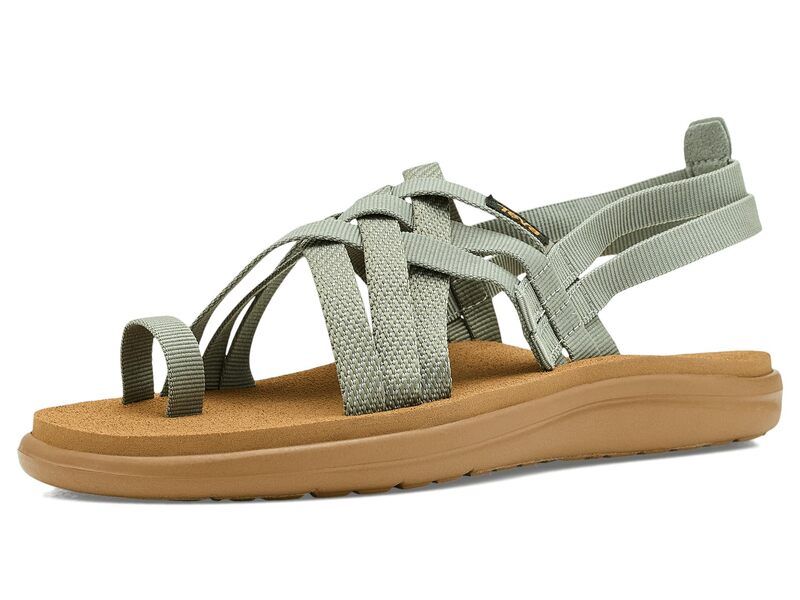 テバ レディース シューズ サンダル Teva Voya Strappy SeagrassDeep Lichen Green グリーン