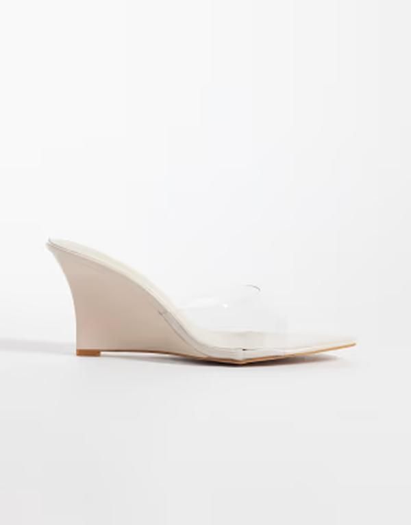 シミー ワイドフィット レディース シューズ サンダル ヒール Simmi Wide Fit Simmi London Senia Wide Fit Belize wedge heeled sanda