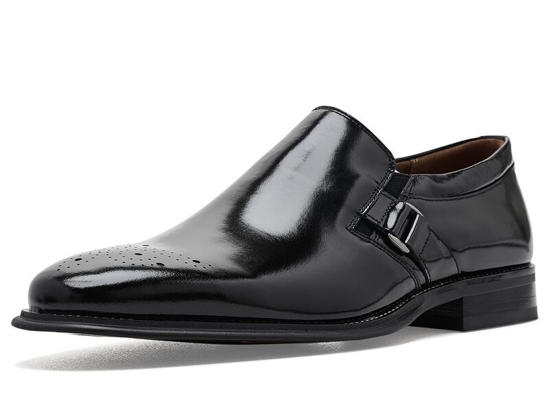 ステイシーアダムス メンズ シューズ スリッポン・ローファー Stacy Adams Alistair Plain Toe SlipOn Loafers Black ブラック