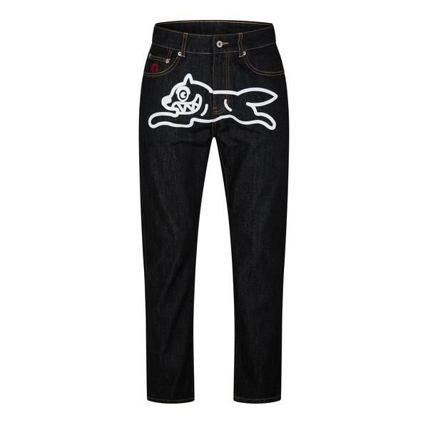 アイスクリーム メンズ ボトムス デニムパンツ ジーンズ ICECREAM Running Dog Denim Jeans BlackWhite ホワイト