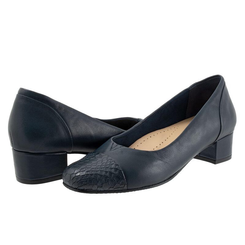 トロッターズ レディース シューズ ブーツ・レインブーツ Trotters Daisy Navy Snake ネイビー