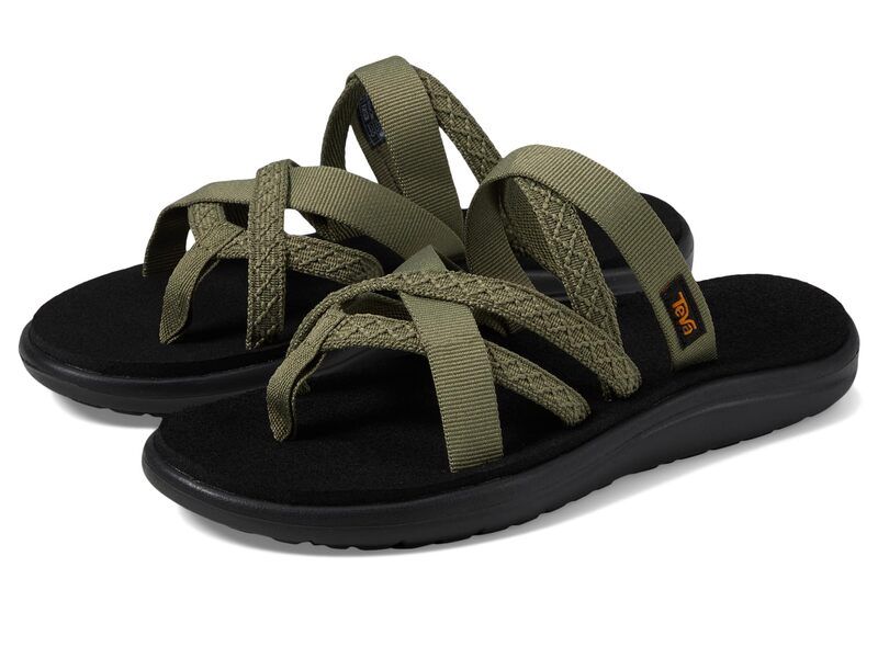 テバ レディース シューズ サンダル Teva Voya Zillesa Mahani Burnt Olive オリーブ