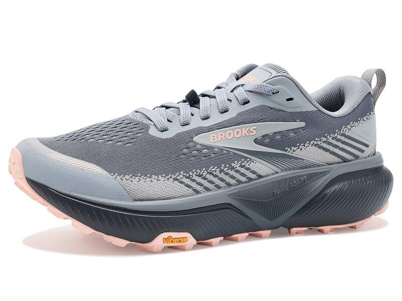 ブルックス レディース シューズ スニーカー Brooks Cascadia 20 GreyGreyPeach グレー