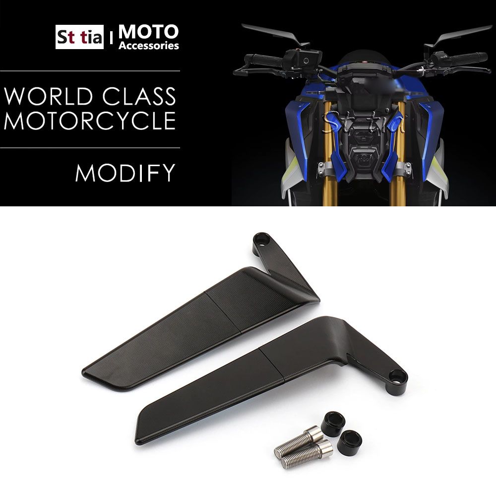 スズキGSX-S1000/GSX-S950/GSX-8S 用 アルミバックミラー 2021-2025 新品