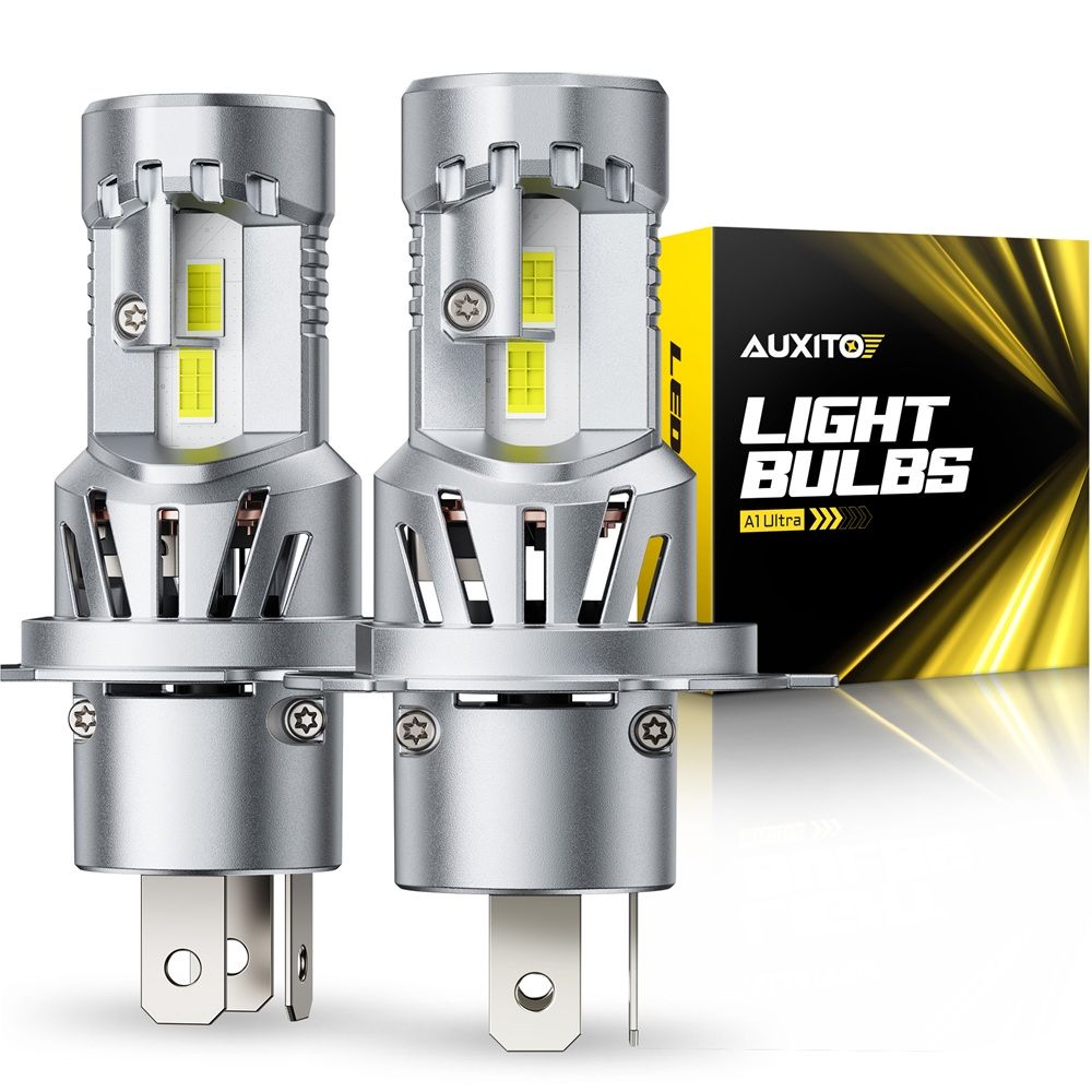 AUXITO H4 LEDヘッドライトバルブ 2個セット 6500K 25000LM