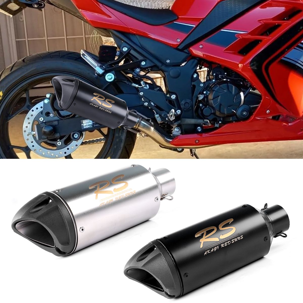 ホンダ CRF450 CRF450RX 用 51mm 汎用バイク排気管