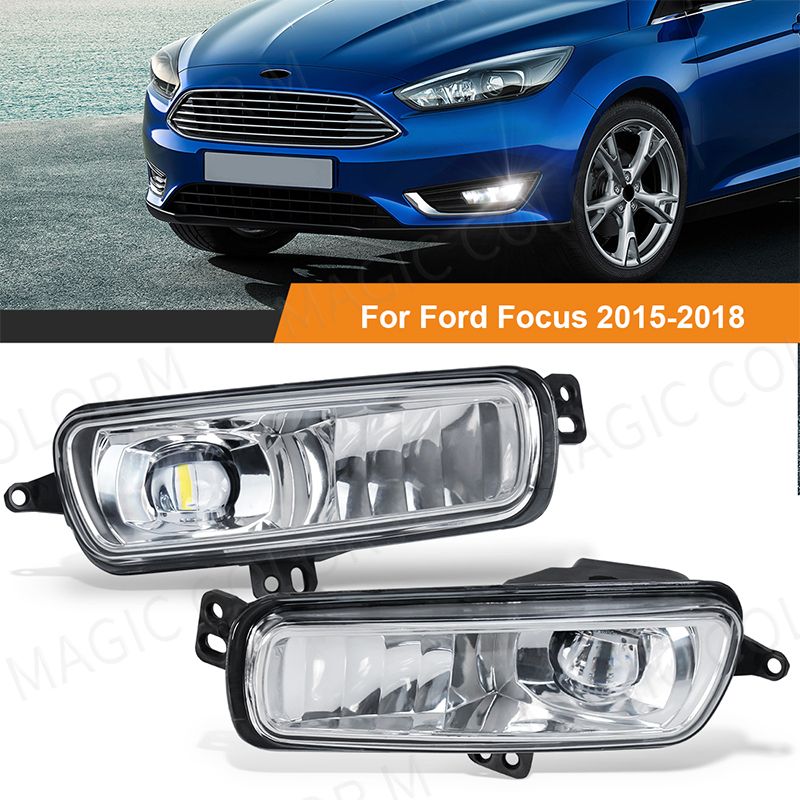 フォードフォーカス 2015-2018 用 LED フォグランプ デイタイムランニングライト