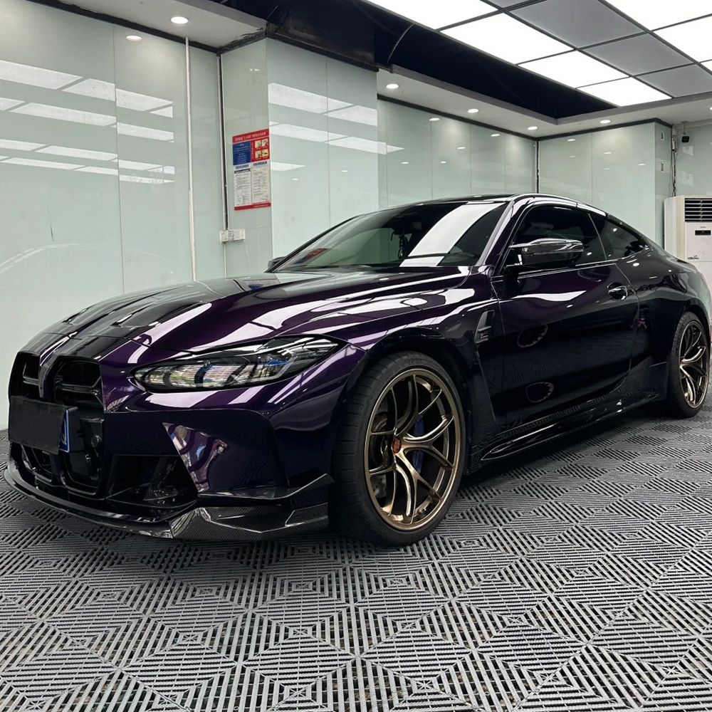 Venetain パープルメタリック 車のステッカー カーラッピングフィルム