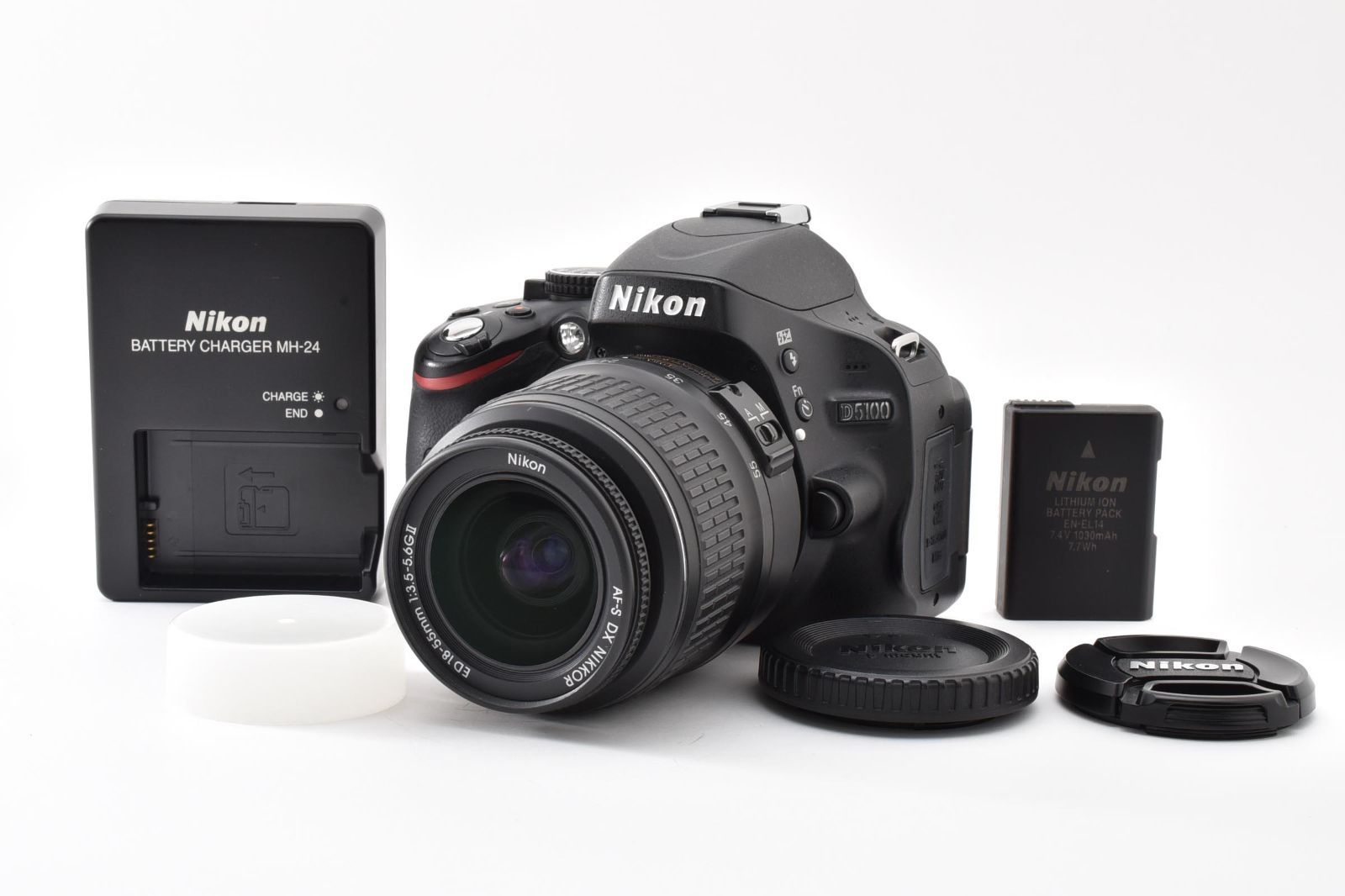 ★美品★ 《ショット数 13802回》 ニコン NIKON D5100 + AF-S DX Zoom-Nikkor ED 18-55mm F3.5-5.6G II 現状品#2714 12,070円