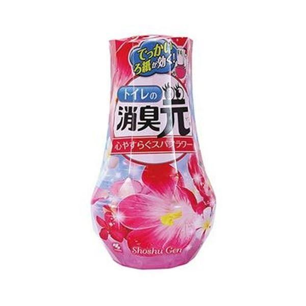 ds-（まとめ）小林製薬 トイレの消臭元心やすらぐスパフラワー 400ml 1セット（5個）〔×10セット〕